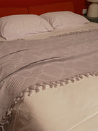 Tassels Jacquard Blanket
