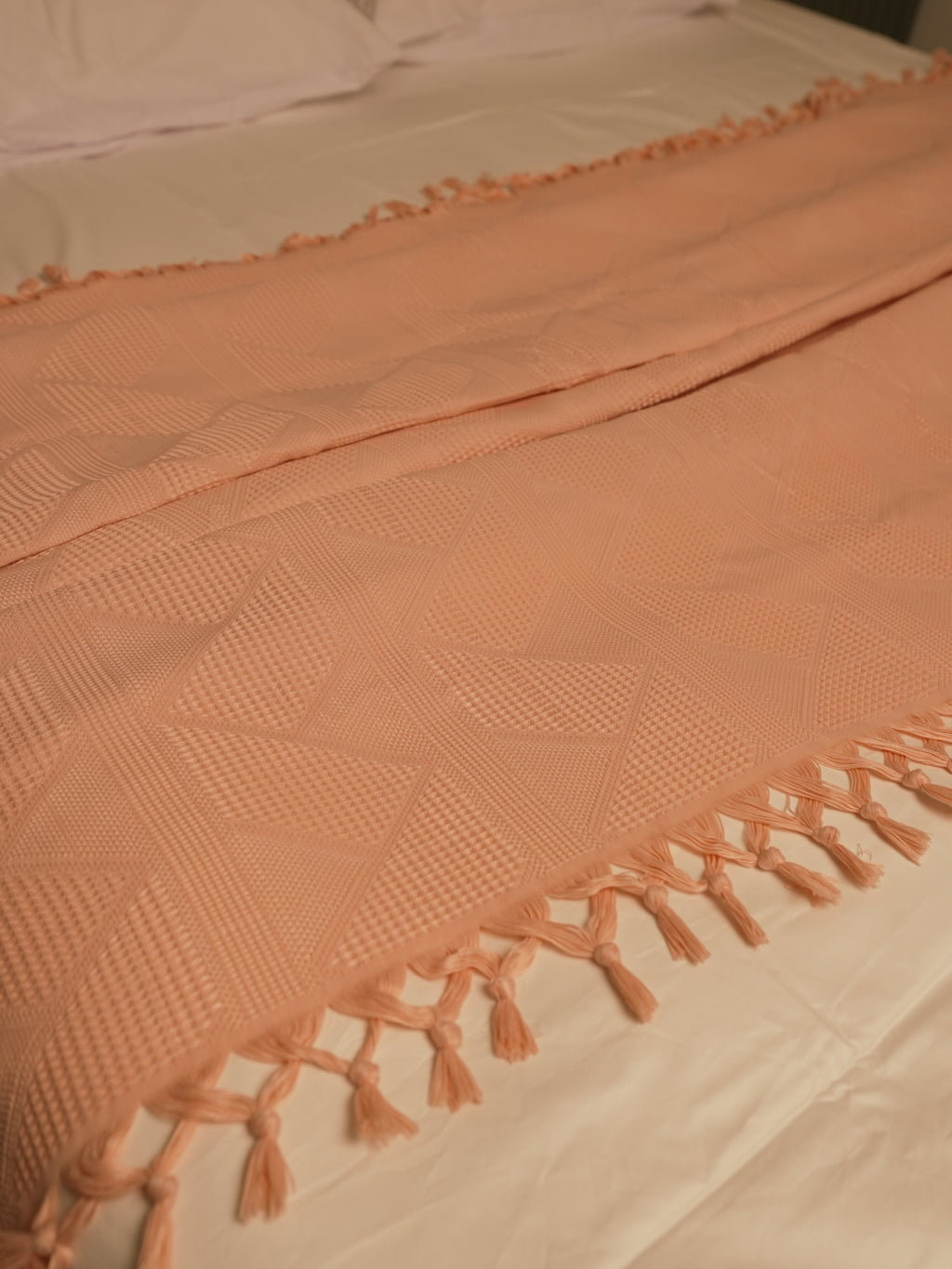 Tassels Jacquard Blanket
