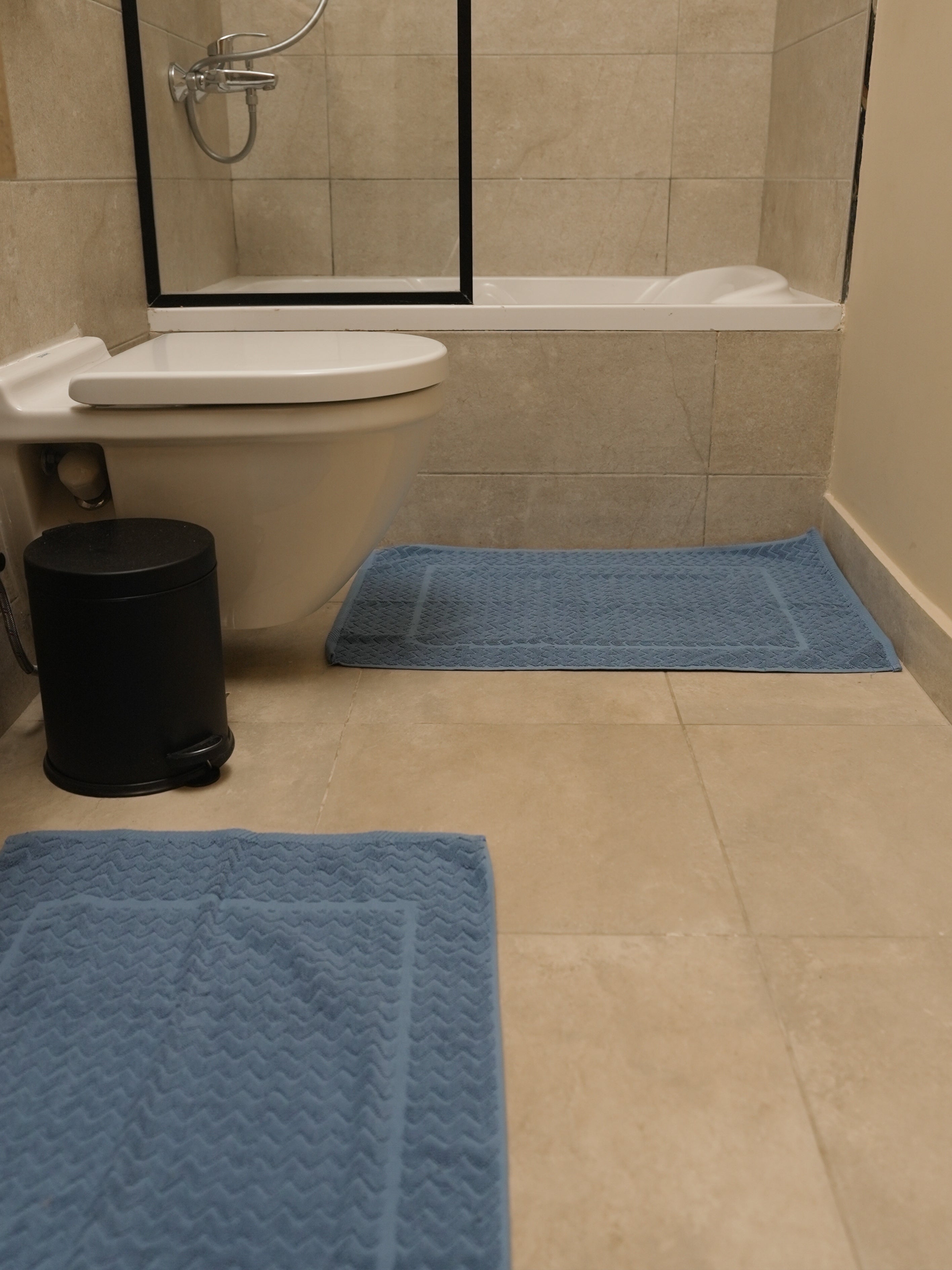 Bath Mat Set Zigzag