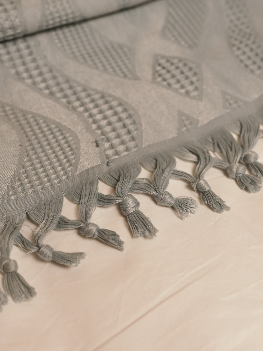 Tassels Jacquard Blanket