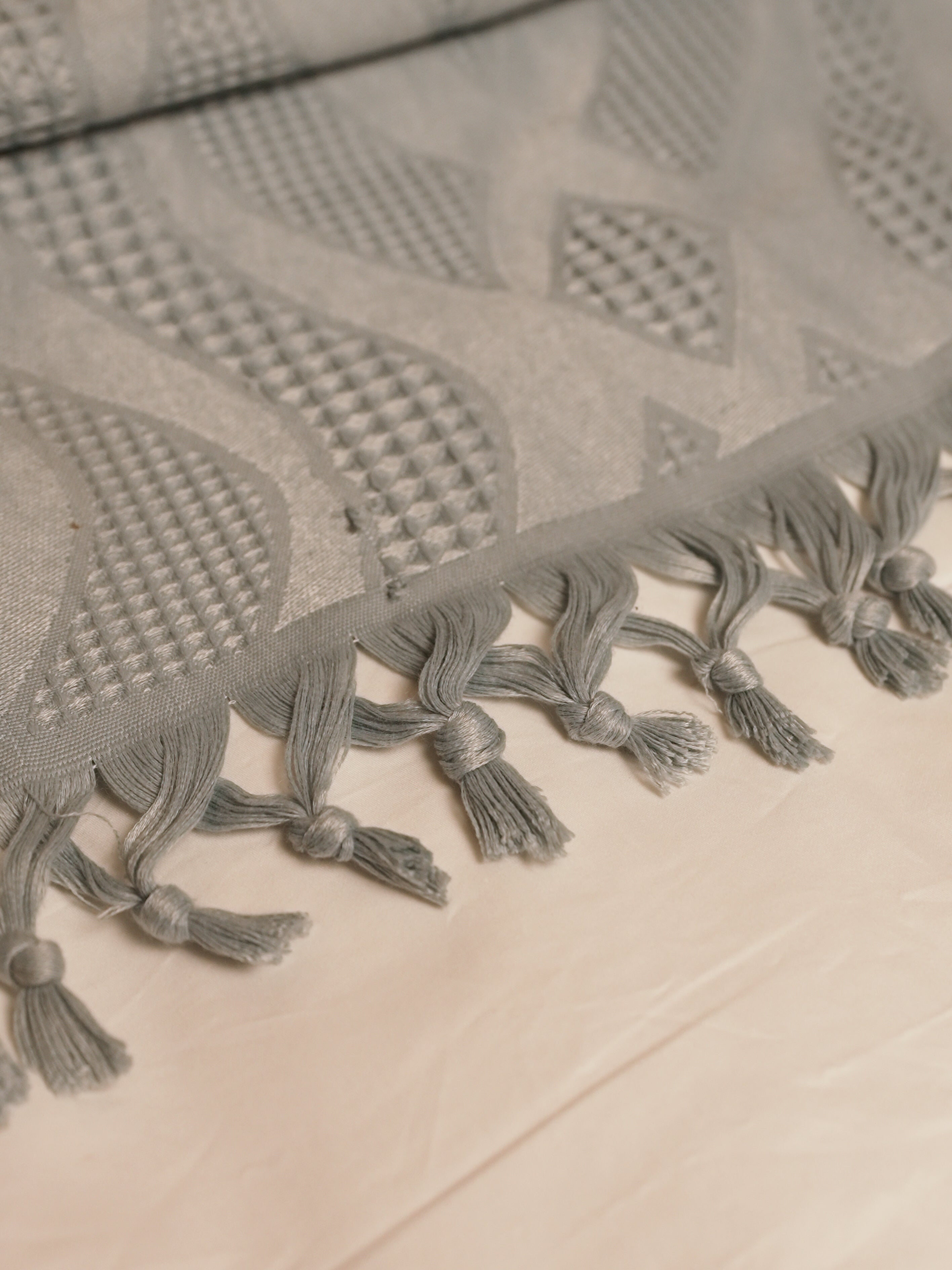 Tassels Jacquard Blanket
