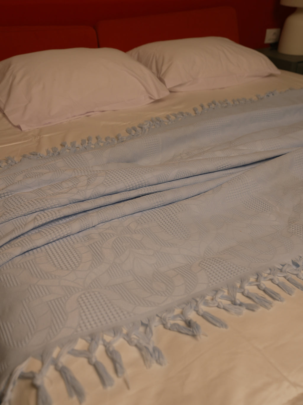 Tassels Jacquard Blanket