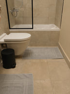 Bath Mat Set Double Stripe