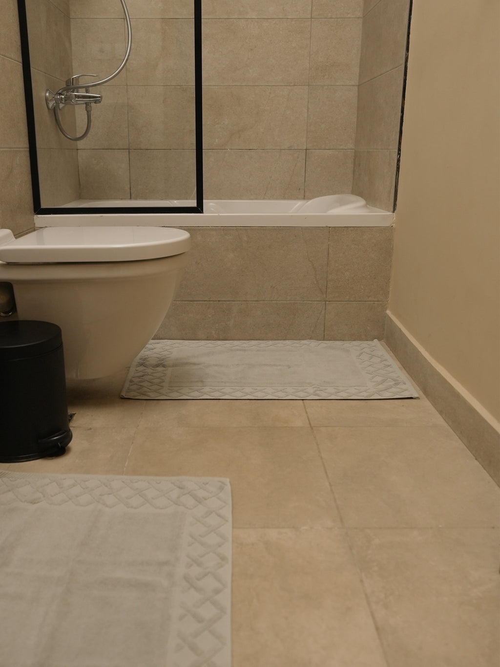 Bath Mat Set Triangles