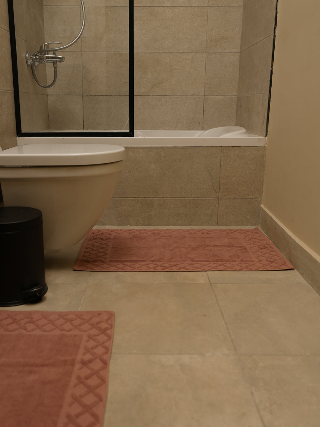 Bath Mat Set Triangles
