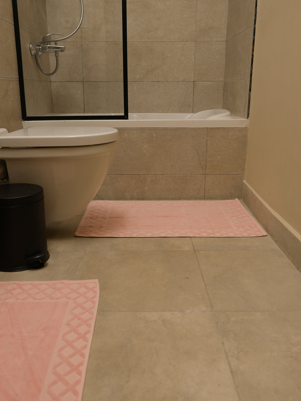 Bath Mat Set Triangles