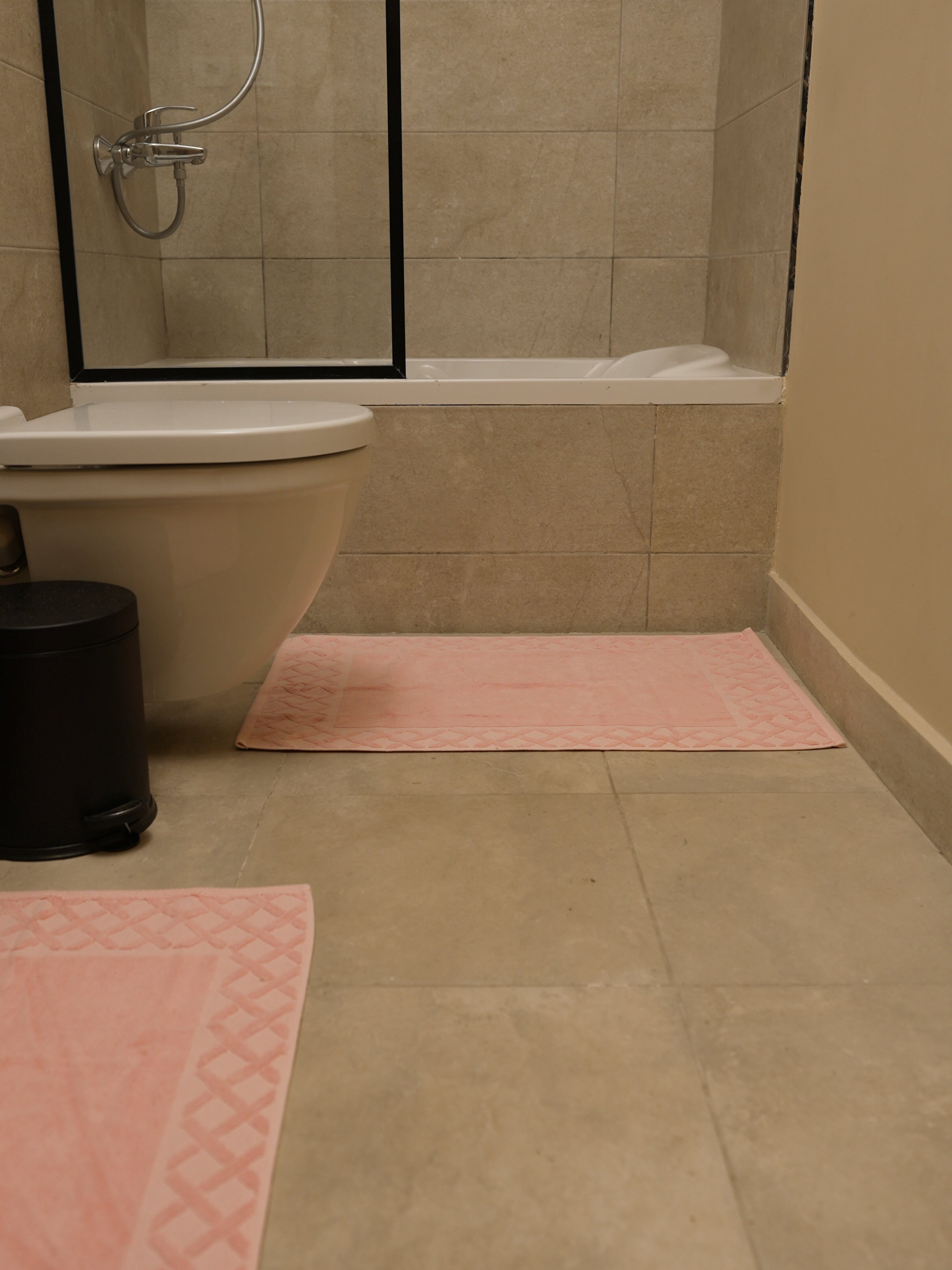 Bath Mat Set Triangles