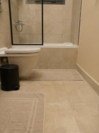 Bath Mat Set Double Stripe