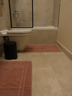 Bath Mat Set Double Stripe