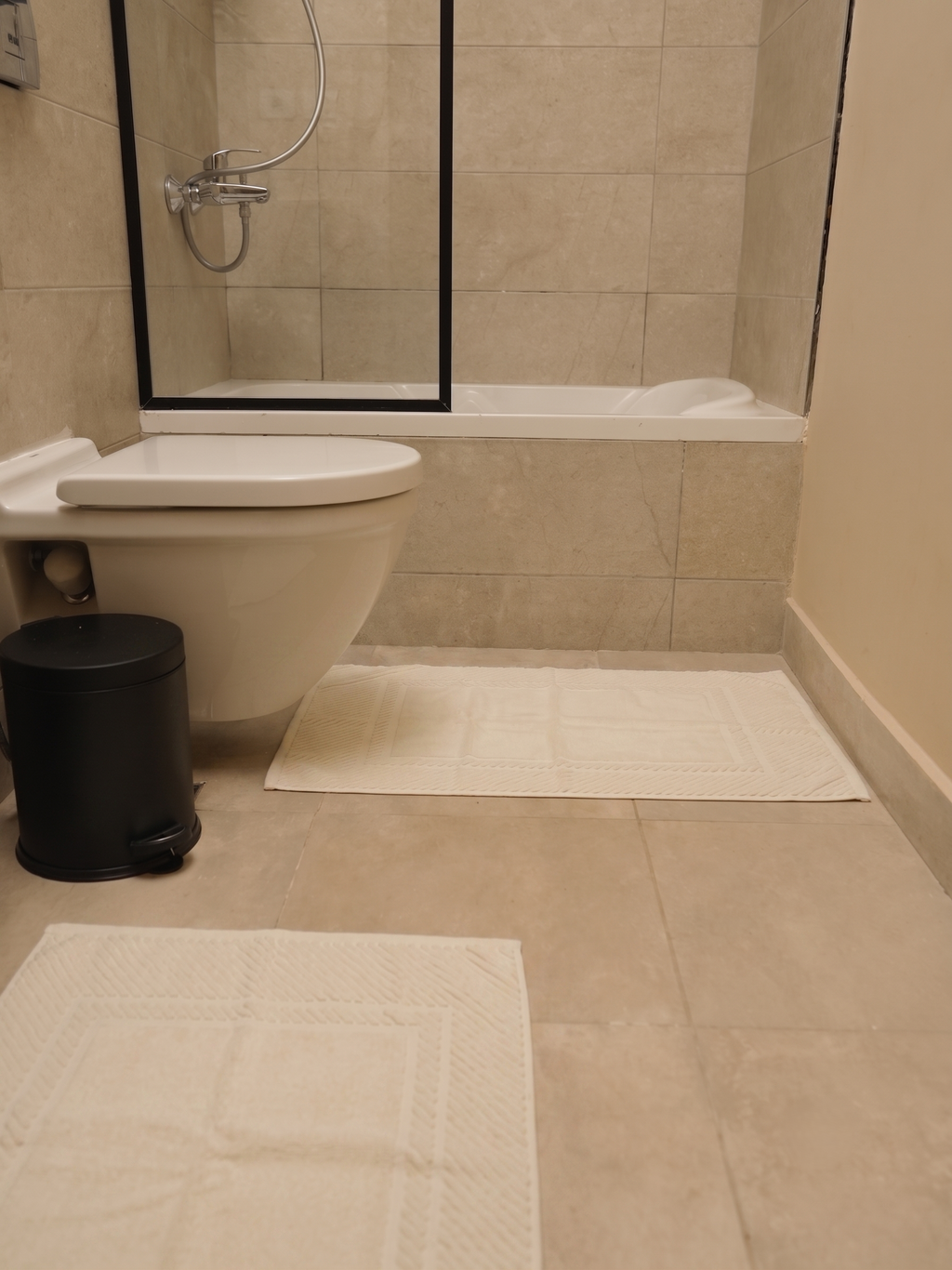 Bath Mat Set Double Stripe