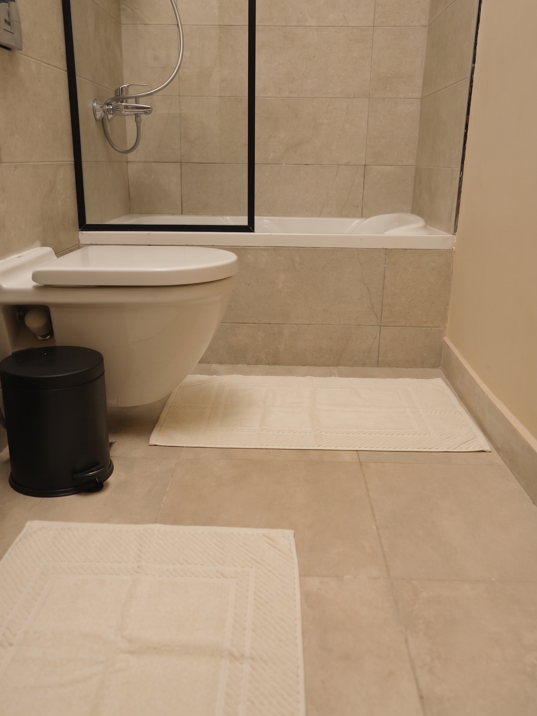 Bath Mat Set Double Stripe